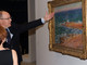 S.A.S. il Principe Alberto durante la visita alla mostra