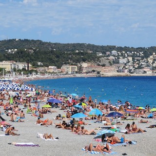 Una spiaggia di Nizza