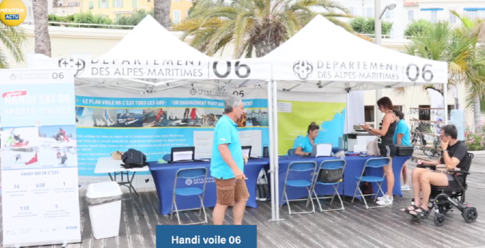 Il tour Handi voile 06 ha fatto tappa a Mentone (VIDEO)