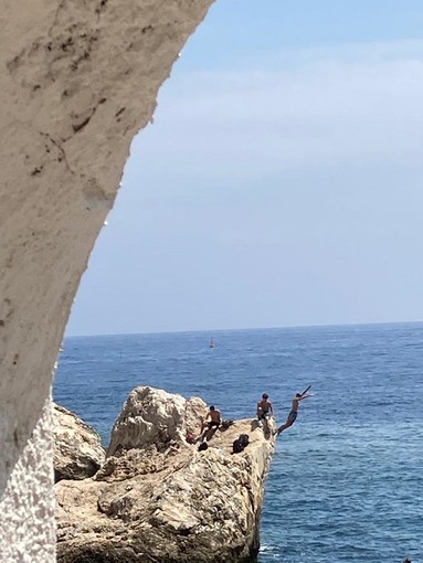 &quot;Il tuffo&quot;, fotografia di Mietta Tondelli