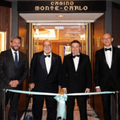 Il taglio del nastro del Casinò di Monte-Carlo sul mare