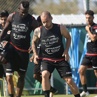 Il Nizza in allenamento (foto sito OGC Nice)