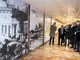 I Principi in visita alla mostra nella stazione di Monaco (Foto Eric Mathon-Palais Princier)