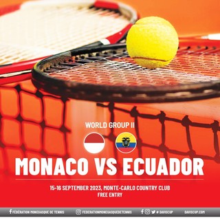 Tennis, al Country Club di Monte-Carlo per la prima volta la sfida di Coppa Davis Monaco-Ecuador