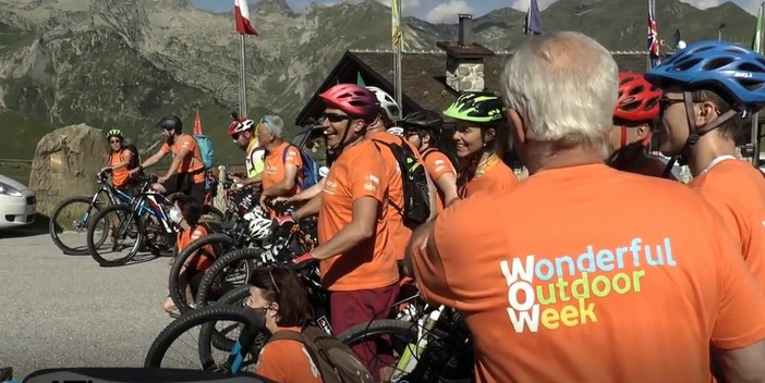 Limone Piemonte: una pedalata per promuovere l'Alta Via del Sale (VIDEO)