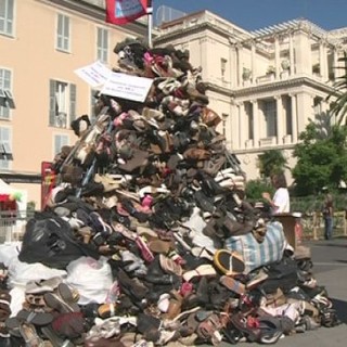 Nice, Pyramide des chaussures