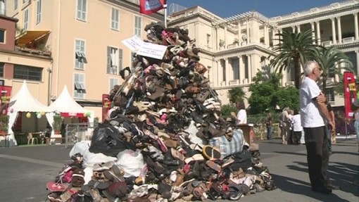 Nice, Pyramide des chaussures